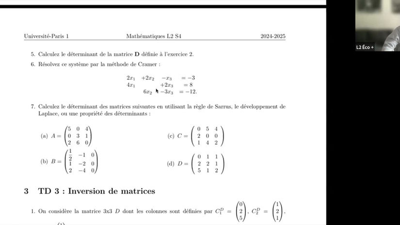 Mathématiques TD-2